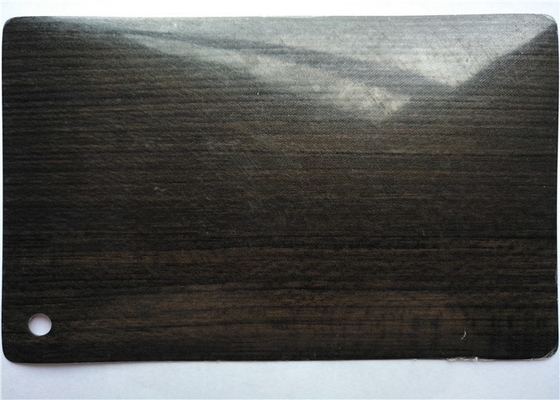 0.1MM Dark Oak Color PVC Decorative Foil Untuk Dekorasi Permukaan Interior