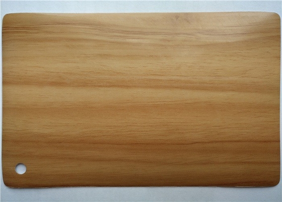 Wood Grain PVC Furniture Film Dekoratif Untuk Laminasi Panel Pintu