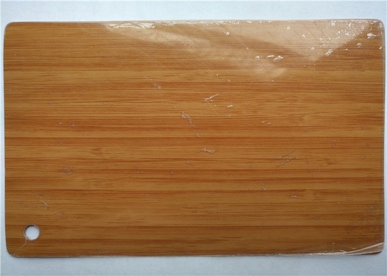 Pintu Kabinet Vinyl Pvc Serat Kayu Gloss Tinggi Tebal 0,30mm 0,50mm