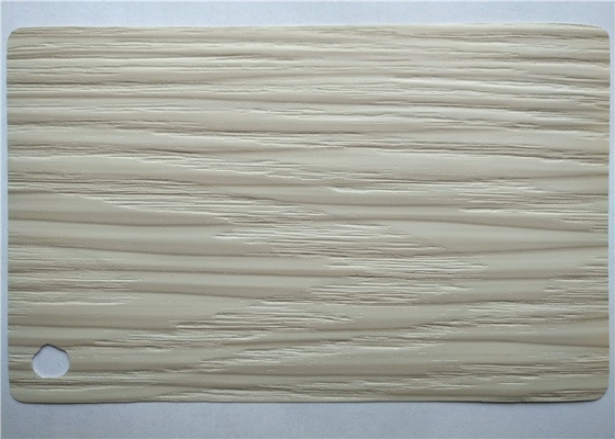 Matte Wood Grain Pvc Membrane Foil Untuk Furnitur Dalam Ruangan Timbul Dalam