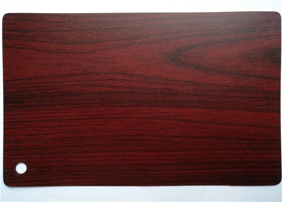 Matte Pvc Wood Grain Surface Vinyl Roll Adhesive Untuk MDF Berbentuk