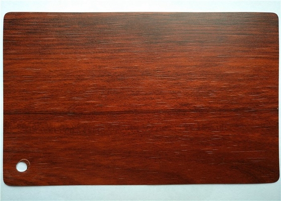 Matte Pvc Foil Dilaminasi Pada Pola Kayu Dekoratif Mdf 0.6mm