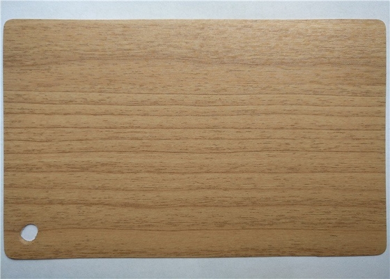 Matte Pvc Wood Grain Surface Vinyl Roll Adhesive Untuk MDF Berbentuk