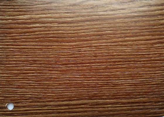 Golden Oak Wood Grain PVC Membrane Foil Untuk Permukaan Pintu 0.35MM