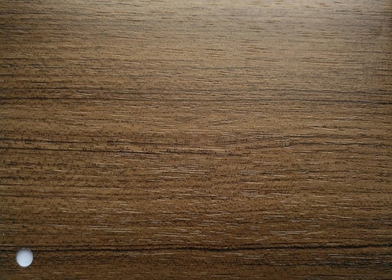 Golden Oak Wood Grain PVC Membrane Foil Untuk Permukaan Pintu 0.35MM