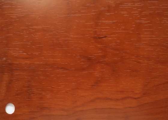 Apple Wood Color PVC Membran Foil Untuk Lebar Permukaan Pintu 1400mm