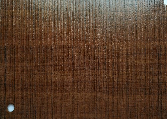 800mm Lebar Kain Foil Dekoratif PVC Tekstur Warna Kayu