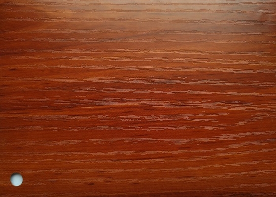 Apple Wood Color PVC Membran Foil Untuk Lebar Permukaan Pintu 1400mm