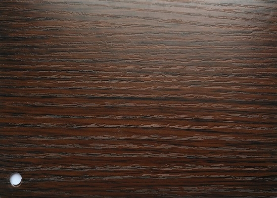 0,50mm PVC Membran Foil Untuk Dekorasi Permukaan Furnitur Warna Kayu Gelap