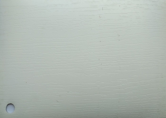 Film Dekoratif PVC Timbul Warna Putih Efek Tiga Dimensi Laminasi Panas