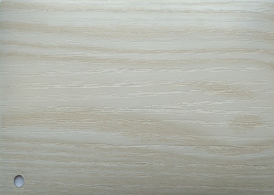 Membran Film Dekoratif Pvc Untuk Permukaan Furnitur Warna Cahaya Butir Kayu