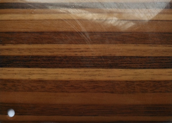 Film Dekoratif PVC Butir Kayu Tahan Air Untuk Laminasi Papan MDF