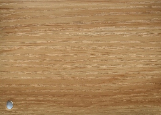 Oak Color Wood Grain PVC Decorative Foil Untuk Membran Vakum Ketebalan 0.10mm