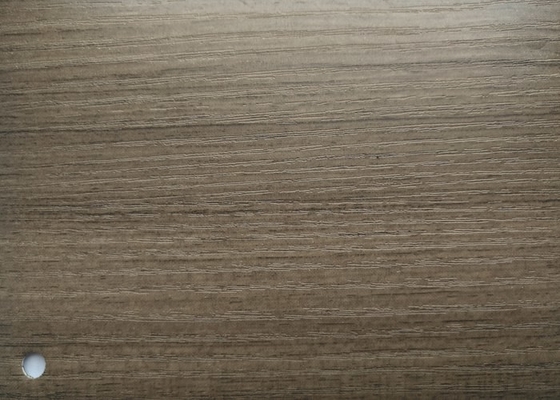 Film Dekoratif PVC Warna Kayu Walnut Gelap Untuk Perekat Diri Permukaan Interior