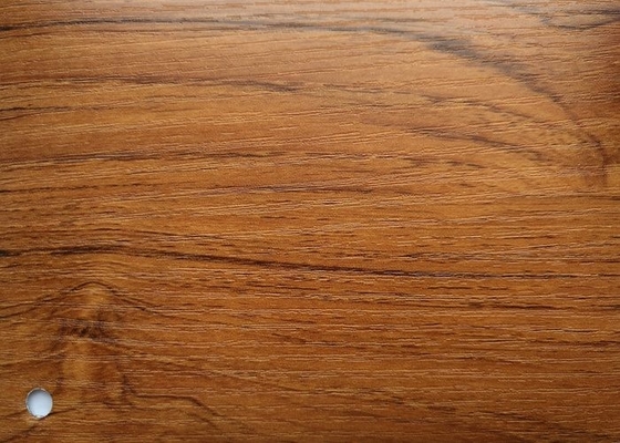 Oak Color Wood Grain PVC Decorative Foil Untuk Membran Vakum Ketebalan 0.10mm