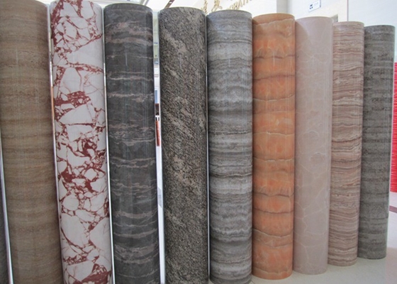 High Gloss Marmer Pvc Lamination Film Roll Furniture Cover Dekoratif