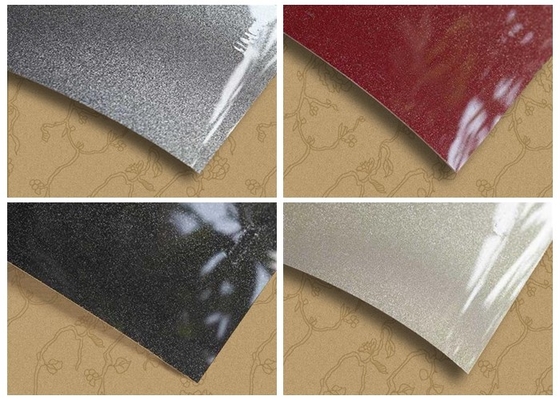 Desain Pencetakan Film Pvc Metallik Gloss Tinggi Untuk Tutup Lemari Laminasi 0.3mm