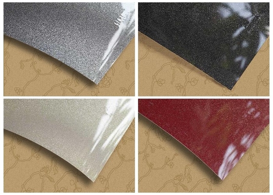 Desain Pencetakan Film Pvc Metallik Gloss Tinggi Untuk Tutup Lemari Laminasi 0.3mm