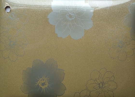 Bunga Dicetak Film Pvc Perekat Diri 0.15mm 0.2mm Kabinet Dapur
