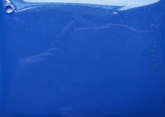 Film Perekat Diri Pvc Biru 90cm Dekorasi Kabinet Mengkilap Tinggi Mengkilap