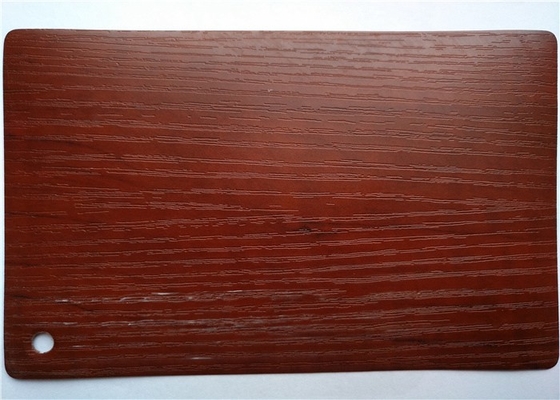 Foil Pvc Tahan Air Untuk Membran Tekan Vakum Red Rosewood 500m Roll