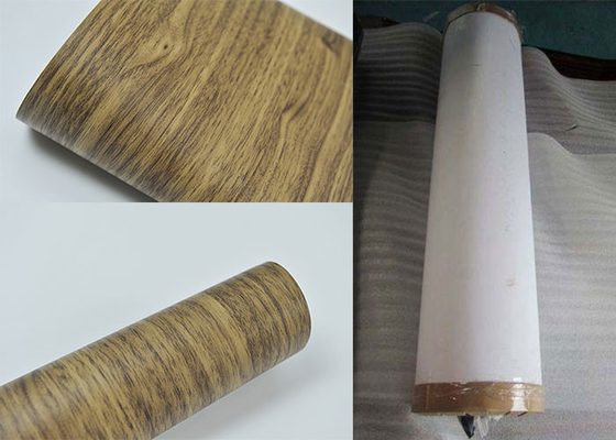 Foil Membran Pvc Dekoratif Untuk Furnitur Papan MDF Serat Kayu