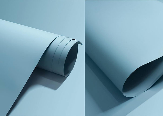 Foil Membran Pvc Super Matte Untuk Furnitur Dalam Ruangan Warna Solid Anti Gores