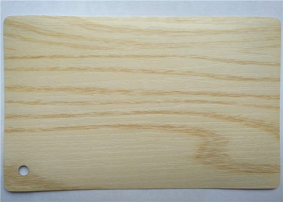 Dekorasi Film Pvc Butir Kayu 8 Mil Untuk Papan Furnitur