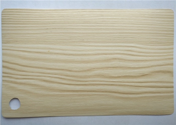 Dekorasi Film Pvc Butir Kayu 8 Mil Untuk Papan Furnitur