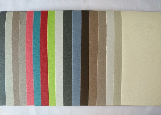 Kuning Warna Solid PVC Foil 0,05mm-0,50mm Untuk Meliputi Furnitur