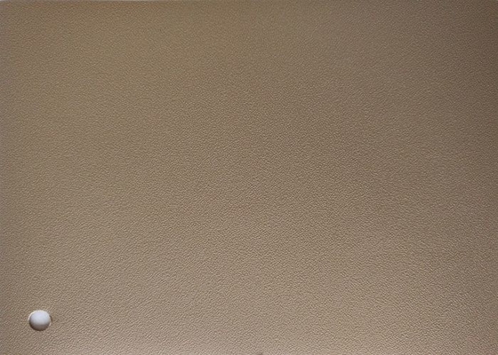 Coklat Solid Warna Embossing PVC Furniture Foil Pemeliharaan Rendah
