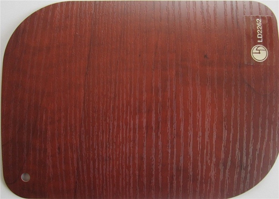 Matte 3D Wood Effect PVC Membrane Foil Untuk Dekorasi Lemari Pakaian