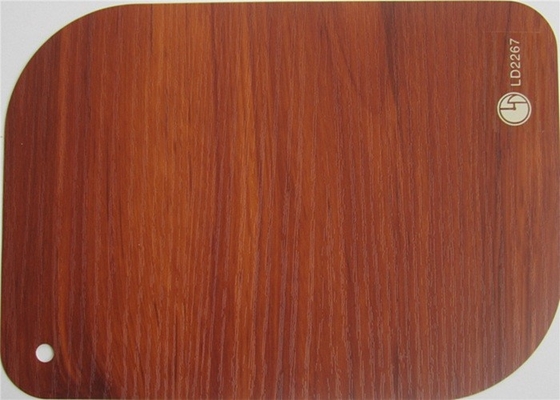 WPC PVC Dekoratif Foil Dibungkus Pintu Profil Aluminium 500m Roll