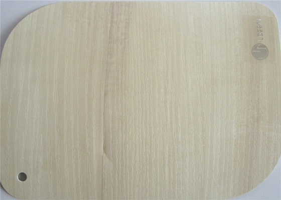 100 Micron White Wood Grain Dekoratif Membentang Film Langit-langit Pvc