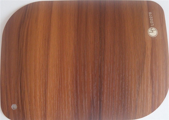 Furnitur Pvc Membran Film Dekorasi Desain Kayu 0.3mm 0.4mm