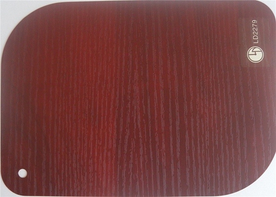 Furnitur Pvc Membran Film Dekorasi Desain Kayu 0.3mm 0.4mm