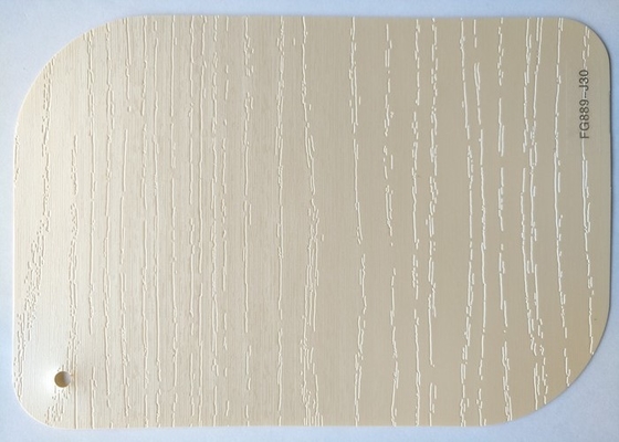 White Painted Oak Embossing PVC Decorative Foil Untuk Permukaan Furnitur