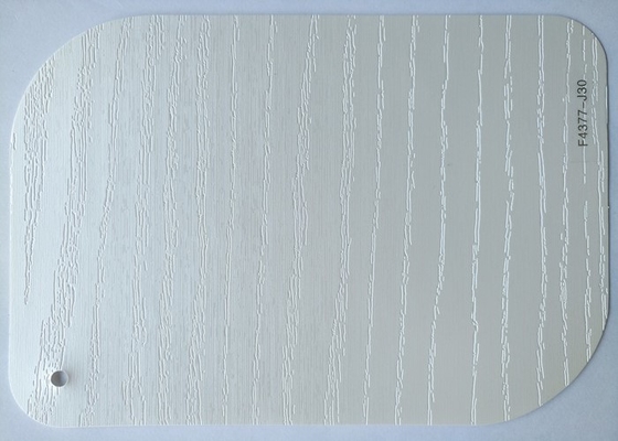 White Painted Oak Embossing PVC Decorative Foil Untuk Permukaan Furnitur