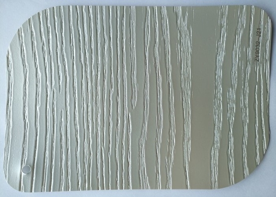 Lembar Laminasi PVC Abu-abu Penutup Furnitur Timbul 3D 0.30mm