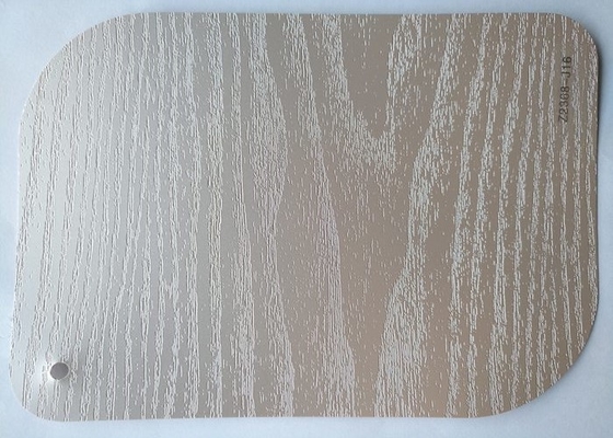 Warna Solid Kayu Tekstur PVC Dekorasi Foil Tebal 0.10mm