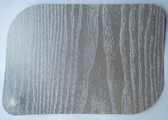 Warna Solid Kayu Tekstur PVC Dekorasi Foil Tebal 0.10mm