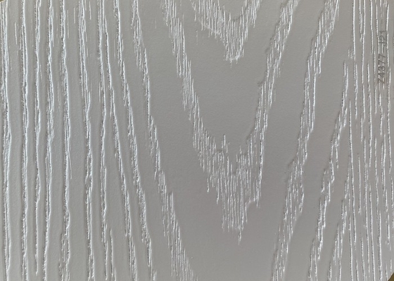 Kayu Timbul PVC 3D Membran Foil Untuk Lemari Dapur Dekorasi Vinyl Wrap