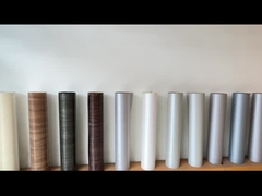 Kuning Warna Solid PVC Foil 0,05mm-0,50mm Untuk Meliputi Furnitur