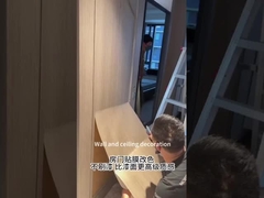 Film dekoratif PVC yang melekat sendiri untuk dinding dan langit-langit, dekorasi pintu