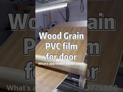 film dekoratif PVC biji kayu,film PVC warna kayu kuning populer
